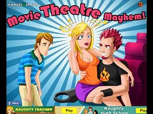 NAUGHTY MOVIE THEATRE Walkthrough (Flash Game) - No Commentary