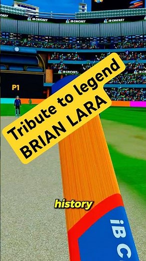 Brian Lara 375* – The Highest Test Score Ever | Cricket Legends in VR 🏏 #cricketstories #vrgaming