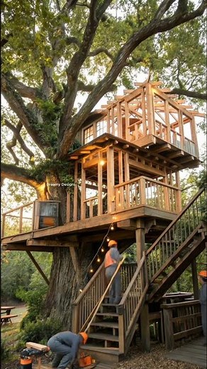 Building a Dream Treehouse in the Middle of the Forest