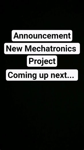 New Mechatronics project with joystick