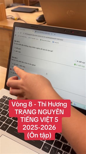 VÒNG 8 THI HƯƠNG TRẠNG NGUYÊN TIẾNG VIỆT 5 NĂM HỌC 2025-2026 (Ôn tập 3)#kenhoctot #tiengviet #vong8trangnguyentiengviet #thihuongtrangnguyentiengviet #trangnguyentiengviet