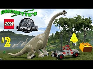 #2 LEGO Jurassic World, Jurassic Park Level 2 (Welcome to Jurassic Park) story mode walkthrough