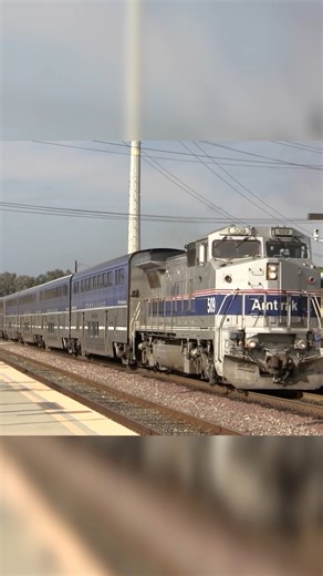 82K views · 1.1K reactions | Last month, I shared a reel of Amtrak Dash-8 number 509 in Santa Fe Springs, CA from May of 2025. In this video, we see the same locomotive 14 years earlier, wearing an older paint scheme. This is Amtrak Pacific Surfliner train 768 in Sorrento Valley, CA filmed in November of 2011. #railroad #train #amtrak #sandiego #california #travel | Coasterfan2105 | Facebook