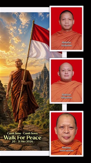 PESERTA WALK FOR PEACE JAWA TENGA (CANDI SIMA - CANDI SEWU)