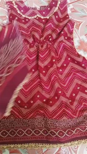 baby frock center chunat design 👗