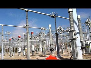 500kV Airblast breaker and switch opening