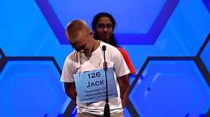 5.8K views · 147 reactions | #TBT to that time when Jack from Traverse City, Michigan, knew he slipped up on his word but still made the most of his time at the microphone.  #spellingbee | Scripps National Spelling Bee | Facebook
