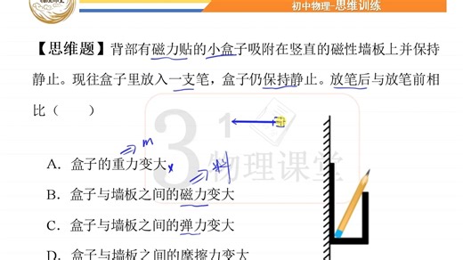 为什么初中物理的摩擦力问题，是如此的复杂
