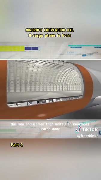 "AIRCRAFT CONVERSION XXL A cargo plane is born #AircraftConversion #C...