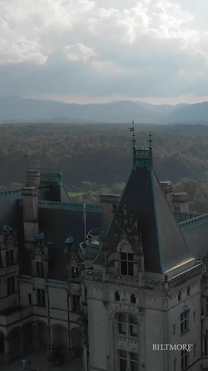 Did you know you can enjoy stunning views of the Blue Ridge Mountains from Biltmore's rooftop? Learn more about our Rooftop Tour: https://bit.ly/3WUpnFm | Biltmore