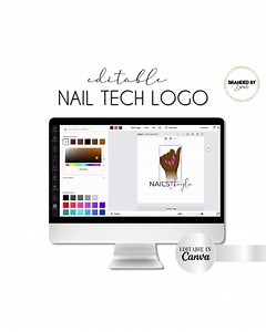 Nail Technician Logo - Etsy Canada