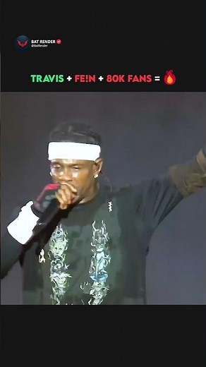 This FE!N Performance SHOOK A CITY 😱🔥 #travisscott