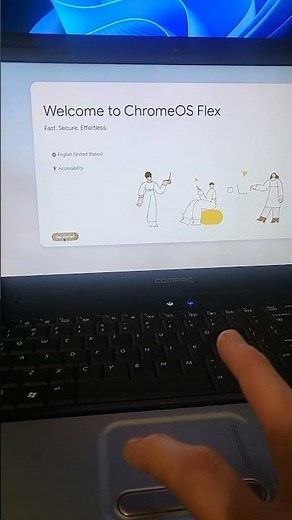 Setting up Chrome Os Flex on a Intel Core 2 Duo T6600 on a Windows Vista laptop