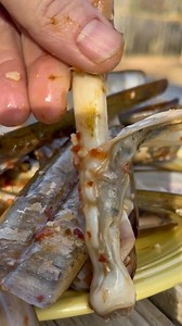 332K views · 10K reactions | Razor Clams are Delicious? #seafood #clams #razorclams | By the Water | Facebook