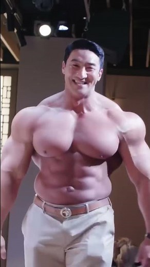 If you are a bodybuilder you gotta be ready at all times! Chul Soon is!