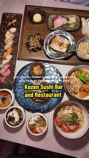 Discover Kozen Sushi Bar: Hidden Japanese Gem in Singapore