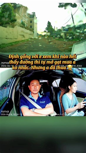 Học lái xe khi trời mưa và e vẫn quyết tâm ko gạt mưa 😂 @Thầy Tuấn dạy lái xe #thaytuandaylaixe3006 #hoclaiotogovap #hoclaioto