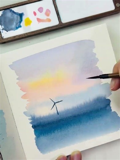 Ocean Vibes in Watercolor - Let's Paint the Sea Together!