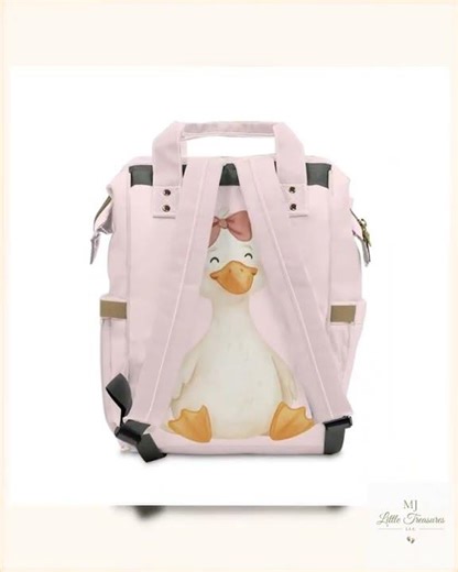 Silly Goose Diaper Backpack Personalized Shower Gift for Mom Travel Companion Diaper Bag Nursery ...