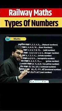 All Types Of Numbers In Mathematics #PW #Shorts