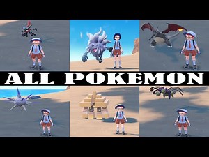 ALL POKEMON WALKING ANIMATIONS (SHINIES INCLUDED) | POKEMON SCARLET AND VIOLET