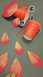 How to make a fish-shaped lantern? How to use a paper cup to make a fish-shaped lantern? Easy to learn, take a look. #LanternFestival2024 #SpringFestival2024 | CGTN China24