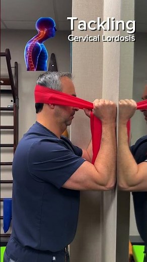 Try This Exercise for Cervical Lordosis Part 1! #physicaltherapy