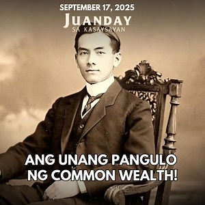 MANUEL L. QUEZON ANG UNANG PANGULO NG COMMONWEALTH! Noong ika-17 ng Setyembre taong 1935, ginanap ang unang pambansang eleksyon para sa mga magiging opisyal ng Pamahalaang Commonwealth na naghalal kay Manuel L. Quezon bilang Presidente sa ilalim ng Tydings–McDuffie Act. Si Quezon ay nagwagi laban kay Emilio Aguinaldo at iba pang kandidato. Sa kanyang panunungkulan, isinulong niya ang pagkakaroon ng wikang pambansa, mga reporma sa lupa, at paghahanda para sa ganap na kasarinlan ng Pilipinas mula 