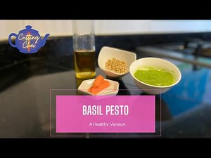 Basil Pesto | How to make Fresh Basil Pesto | Easy Basil Pesto Recipe | Basil Pesto Healthy Recipe