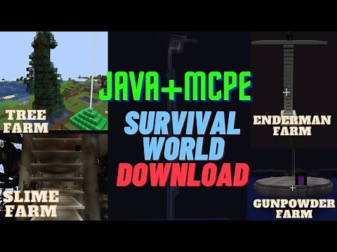 Download the World's Best Hardcore World!Java+MCPE .1.20