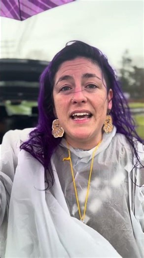 Anita Boyer and a group of activists protest ICE activity in Hampton Bays on Friday, December 19.