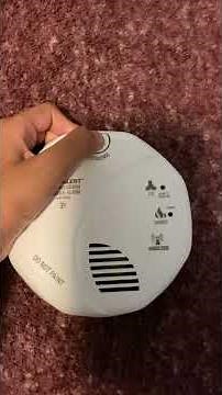 First Alert Model SCO500 smoke and carbon monoxide alarm test