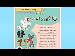 Animal Song, Unit 1.10, My English Book Two, Std 2, Marathi Medium, Maharashtra State Board,