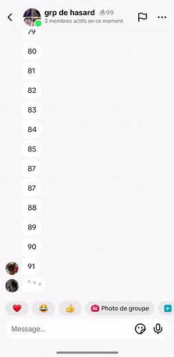 J’ai 100 flammes avec au moins 10 grp je pense que c’est un peu trop mais si on compte les Flamands général, ça fait au moins une trentaine 😐
