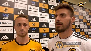 18K views · 596 reactions | Ruben Neves and Diogo Jota speak to Wolves TV at the 2018/19 adidas kit launch. #OldGoldNewChallenge | Wolverhampton Wanderers FC | Facebook