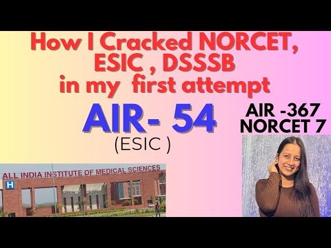 Howto crack Norcet in first attempt..Norcet, ESIC,DSSB