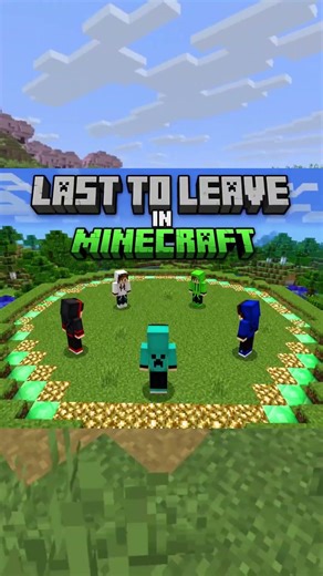 Last To Leave circle challenge in MINECRAFT OYE SAHIL