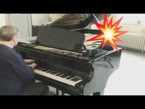 Breaking a Piano String