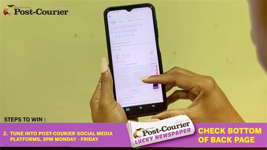 Check your Lucky Number on the back page of the Post-Courier newspaper every weekday for a chance to win big! Terms & Conditions here: ( https://www.postcourier.com.pg/post-courier-lucky-number-promotion/ ) | Post Courier