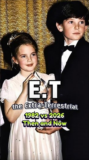 E.T. the Extra-Terrestrial | Cast Then vs Now (1982–2026) #shorts #america #thenandnow