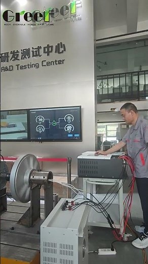 TEST VIDEO Coreless Permanent Magnet Generator Hybrid System