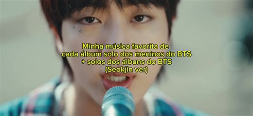 Interação: Vocês já ouviram a versão demo de Epiphany? É simplesmente incrível. Demo: Uma demo (abreviação de demonstration) é basicamente uma versão inicial ou preliminar de uma música. #bts #jin #seokjin #army #fy