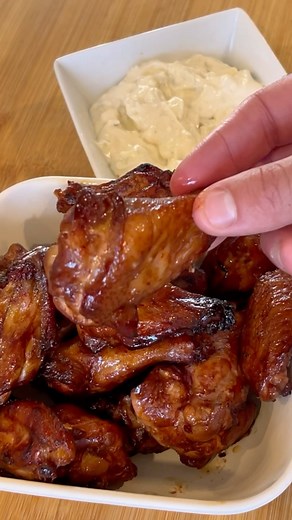 149K views · 8.5K reactions | Perfect game day appetizer ! Party wings with blue cheese sauce  . Recipe  bio . #partywings #chickenwings #gameday #appetizers #superbowlappetizers #asmrfood | Meatkingz | Facebook