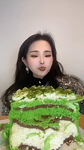 Chocolate Moist Matcha Crepe Cake Layer | Sun-mi Asmr | Sun-mi Asmr