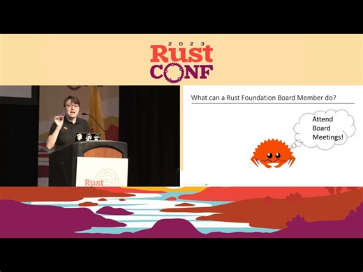 【中文配音】RustConf 2023 - Rustacean社区接口：一则“多重身份”故事