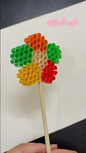 DIY bubble blower made from a straw | Handmade | Boxibecraft