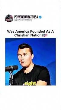 Charlie Kirk Argues America_s Founding Was Deeply Christian 🇺🇸✝️ #charliekirk #christian