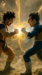 The Accident Fusion of Goku and Vegeta #dragonballsupermovie #dragonballz #goku #vegeta #gokufusion