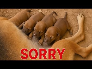 Adorable Newborn Puppies Nursing – A Pure Moment of Love 🐶❤️