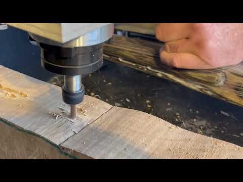 Gunstock Carving Duplicator Pantograph Spindle demonstration.